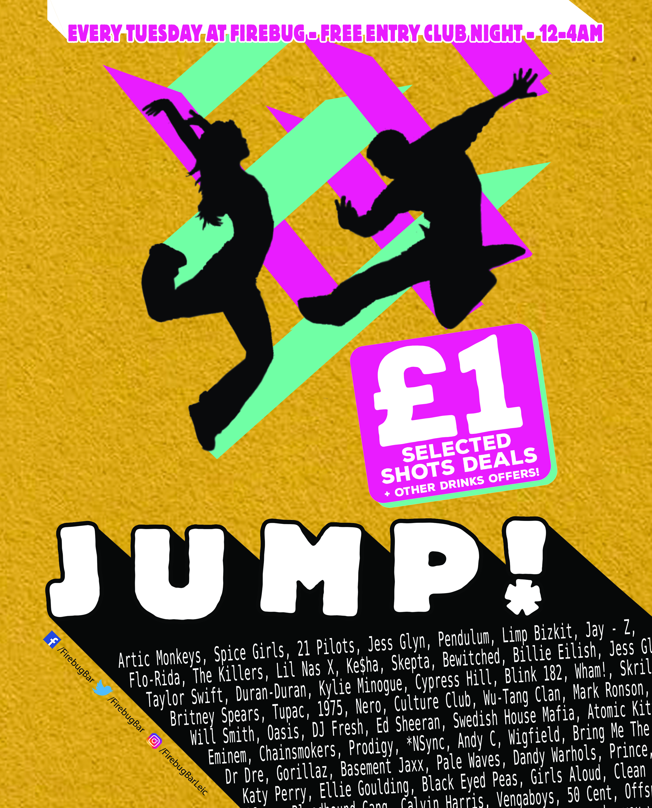 JUMP! Club Night Every Tuesday Night upstairs!